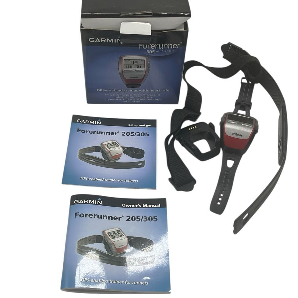 Garmin Forerunner 305 GPS Fitness Running Watch Heart Rate Monitor